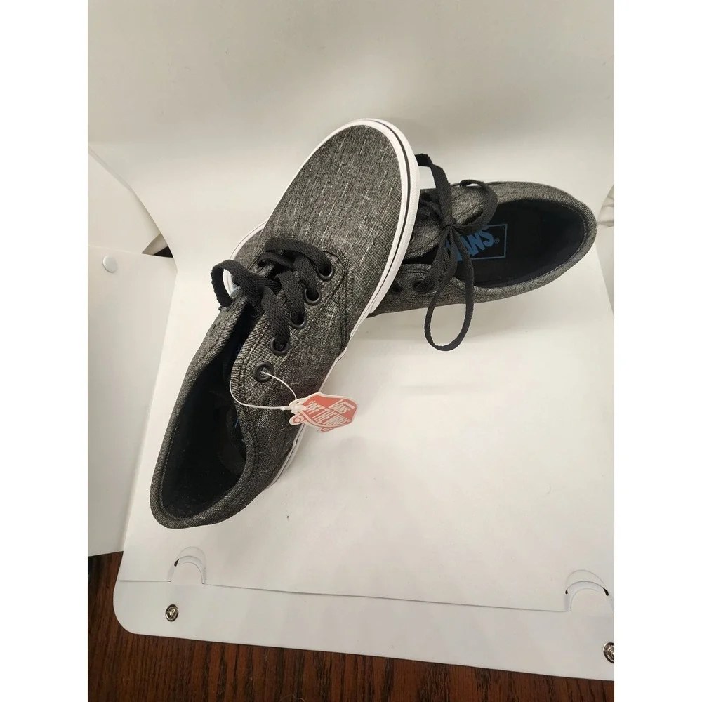 VANS Atwood Slip-On‎ Black Hawaiian Ocean Blue Men Size 6 - Brand New